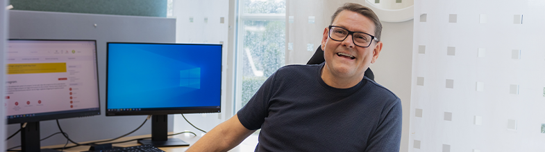 Porträtt på Christian socialsekreterare