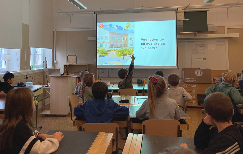 Namnomröstning ny skola Vasaskolan röstning F-6