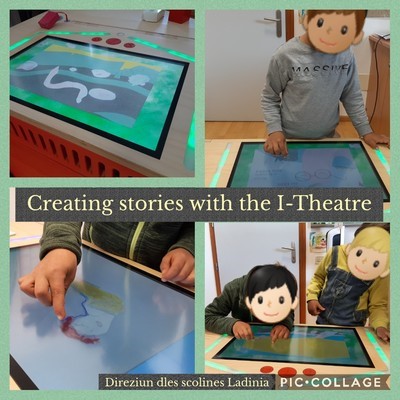 Children creating stories