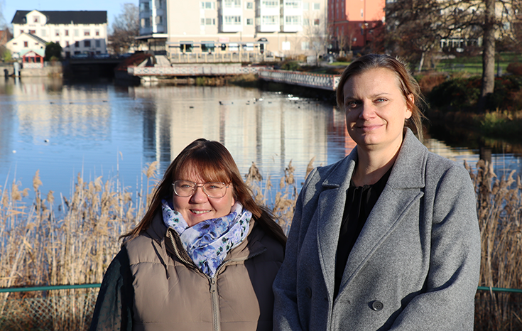 Cecilia Burenby, kommunstyrelsens ordförande och Hanna Hammarlund, som uttalar sig i texten.