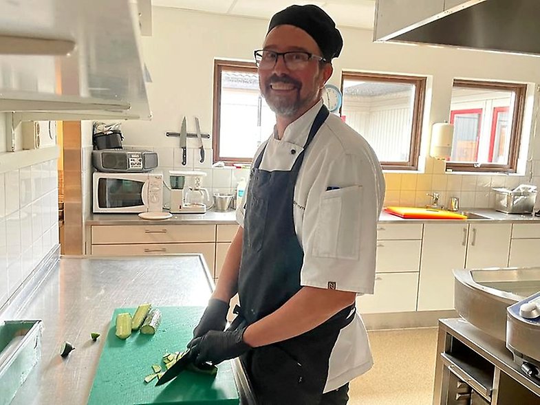 Christian Johansson, kock på Östergårdens förskola